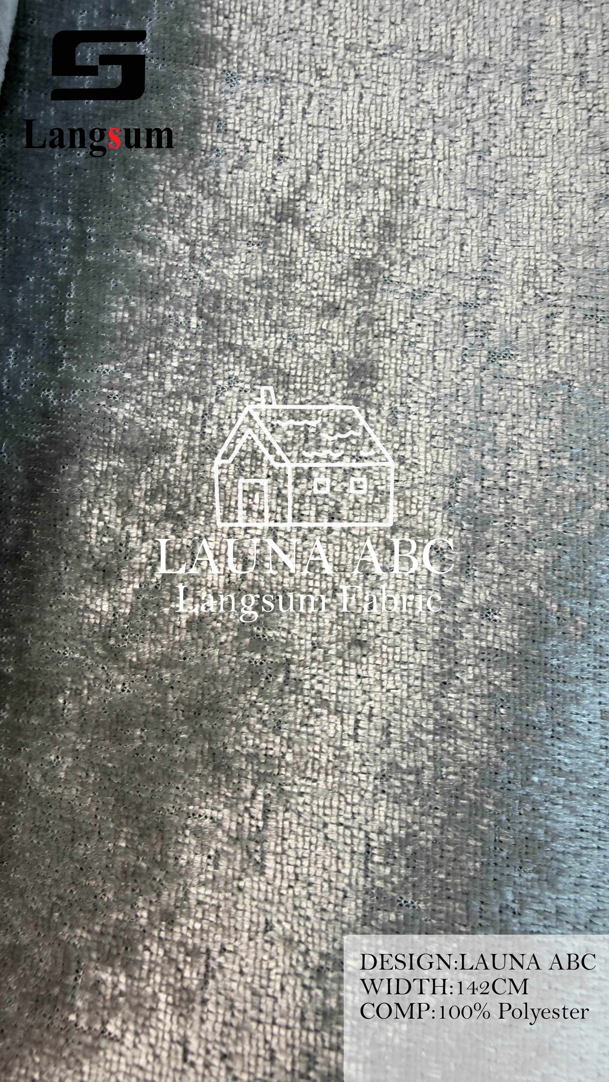 LAUNA ABC Polyester Upholstery Fabric – 56" Wide Langsum Fabric