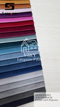 VIKY Polyester Upholstery Fabric – 56" Wide